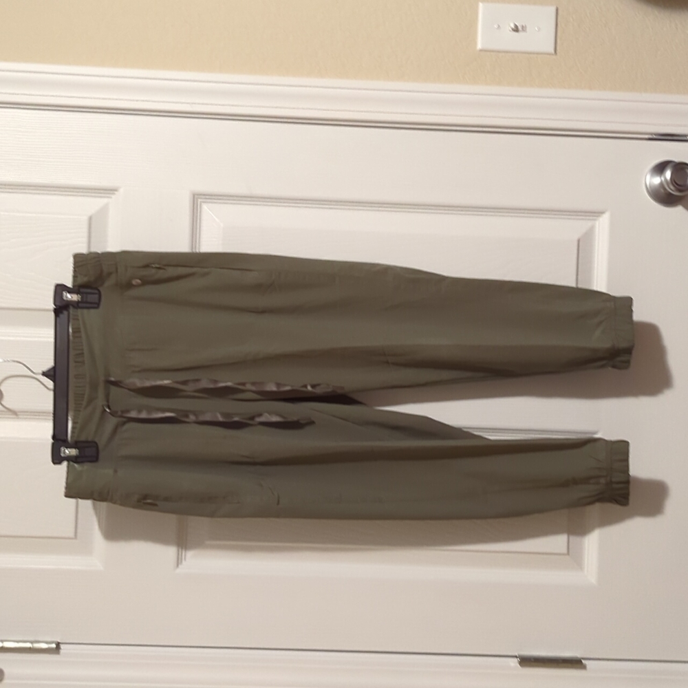 Green joggers